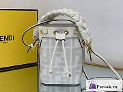 Fortok Fendi Mon Tresor FF Canvas Mini Bag White - 1