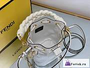 Fortok Fendi Mon Tresor FF Canvas Mini Bag White - 5