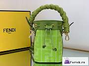 Fortok Fendi Mon Tresor FF Canvas Mini Bag Green - 1