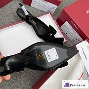 Fortok Salvatore Ferragamo Reda Slingback Pumps Black - 2