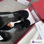 Fortok Salvatore Ferragamo Reda Slingback Pumps Black - 3