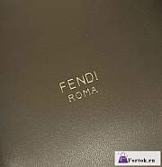 Fortok Fendi Pomodorino Brown FF Fabric Bag 24×9.5×14cm - 3