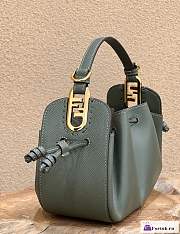 Fortok Fendi Green Pomodorino Mini Bucket Bag 24×9.5×14cm - 4