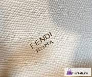 Fortok Fendi White Pomodorino Mini Bucket Bag 24×9.5×14cm - 6