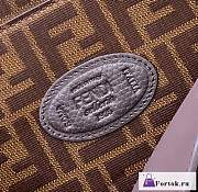 Fortok Fendi Calfskin A4 2WAY Plain Leather Logo Business & Briefcases 41x13x29cm - 3