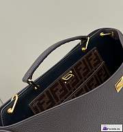 Fortok Fendi Calfskin A4 2WAY Plain Leather Logo Business & Briefcases 41x13x29cm - 5