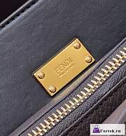 Fortok Fendi Calfskin A4 2WAY Plain Leather Logo Business & Briefcases 41x13x29cm - 6