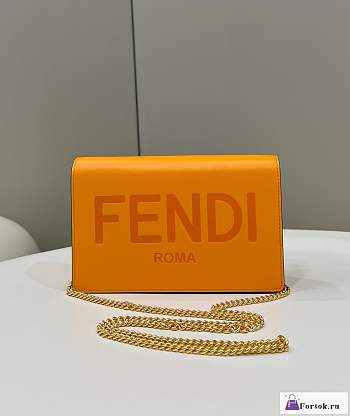 Fortok Fendi Wallet On Chain Yellow 20×6×13cm