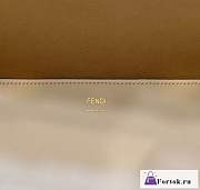 Fortok Fendi Sunshine White Leather And Elaphe Shopper Bag 36×12×31cm - 6