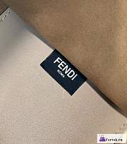 Fortok Fendi Sunshine Grey Leather And Elaphe Shopper Bag 36×12×31cm - 5