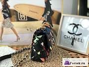 Fortok Chanel 19 Flap Bag Lambskin Multicolor AS1160 26cm - 5