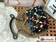 Fortok Chanel 19 Flap Bag Lambskin Multicolor AS1160 26cm - 2