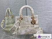 Fortok Dior CD Lady 23 Bag Beige 24x20x11cm - 1