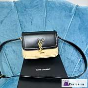Fortok Saint Laurent Solferino Leather Crossbody Bag 634306 19x13x5cm - 1