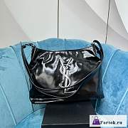 Fortok Saint Laurent Soft Skin Bag Black 35cm×27cm - 2