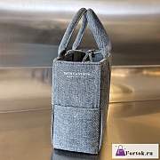 Fortok Bottega Veneta Mini Tote Bag Denim 25x16x8cm - 6