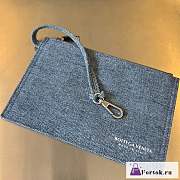 Fortok Bottega Veneta Mini Tote Bag Denim 25x16x8cm - 4