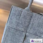Fortok Bottega Veneta Mini Tote Bag Denim 25x16x8cm - 2