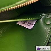 Fortok Bottega Veneta Brick Cassette Bag Green 23.5x10x20cm - 4