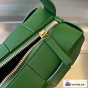 Fortok Bottega Veneta Brick Cassette Bag Green 23.5x10x20cm - 6