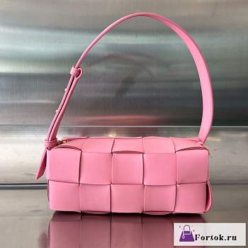 Fortok Bottega Veneta Brick Cassette Bag Pink 23.5x10x20cm