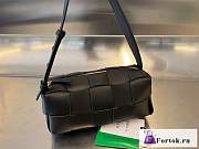 Fortok Bottega Veneta Brick Cassette Bag Black 23.5x10x20cm - 6