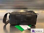 Fortok Bottega Veneta Brick Cassette Bag Black 23.5x10x20cm - 5