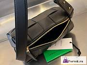 Fortok Bottega Veneta Brick Cassette Bag Black 23.5x10x20cm - 2