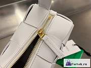Fortok Bottega Veneta Brick Cassette Bag White 23.5x10x20cm - 3