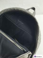 Fortok Bottega Veneta Intreciatto Backpack Black 41x28.5x16cm - 3