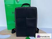Fortok Bottega Veneta Arco Backpack Black 34x24x12cm - 1