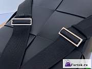 Fortok Bottega Veneta Arco Backpack Black 34x24x12cm - 3