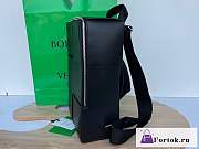 Fortok Bottega Veneta Arco Backpack Black 34x24x12cm - 4