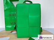 Fortok Bottega Veneta Arco Backpack Green 34x24x12cm - 1