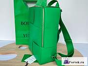 Fortok Bottega Veneta Arco Backpack Green 34x24x12cm - 6