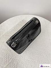 Fortok Saint Laurent Niki Shoulder Bag Black 28x20x8.5cm - 2