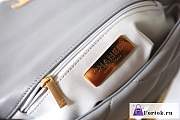 Fortok Chanel 19 Flap Bag Grey 16x26x9cm - 6