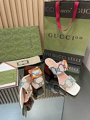 Fortok Gucci 2023 Heel Bamboo Buckle Sandals - 5