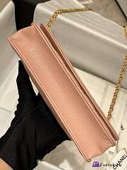 Fortok Chanel Woc Wallet On Chain Bag Pink 19.5x12x3.5cm - 4