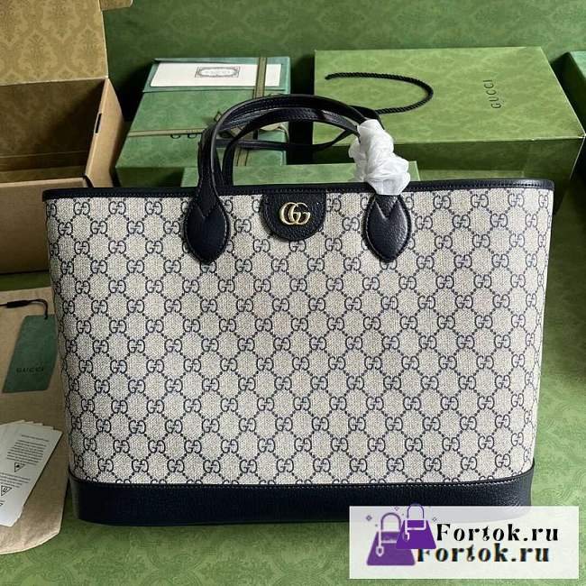 Fortok Gucci Ophidia Medium Tote Bag Monogram 38.5x28.5x15cm - 1