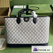 Fortok Gucci Ophidia Medium Tote Bag Monogram 38.5x28.5x15cm - 1