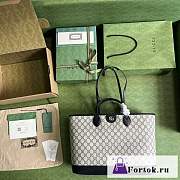Fortok Gucci Ophidia Medium Tote Bag Monogram 38.5x28.5x15cm - 5