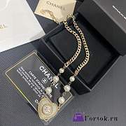Fortok Chanel Medieval Alphabet Necklace - 1