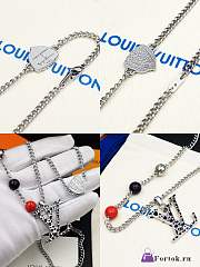 Fortok Louis Vuitton x YK LV Infinity Dots Necklace - 2