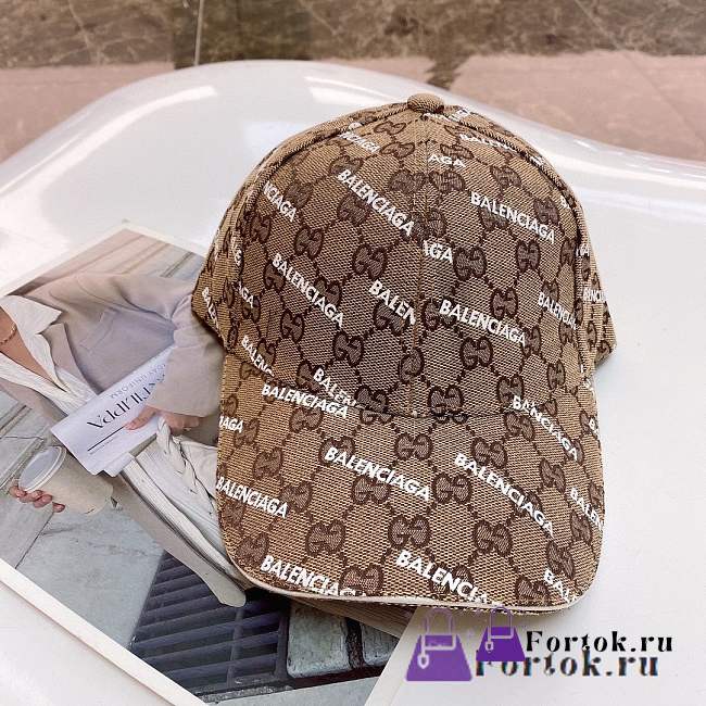 Fortok Balenciaga Letter Logo Baseball Cap - 1