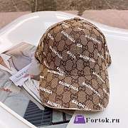 Fortok Balenciaga Letter Logo Baseball Cap - 1