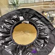 Fortok Dior Linen Stitching Straw Hat - 5