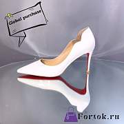 Fortok Christian Louboutin White Hot Chick Heels - 1