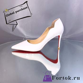 Fortok Christian Louboutin White Hot Chick Heels