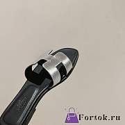 Fortok Hermes Oran Sandals Silver - 6
